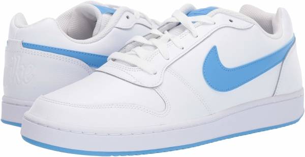 nike ebernon low white blue
