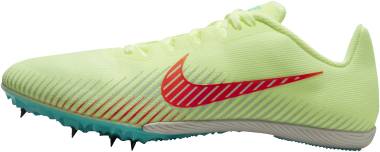 nike zoom rival m 9 track field multi event spikes barely volt dynamic turquoise photon dust hyper orange adult barely volt dynamic turquoise photon dust hyper orange c113 380