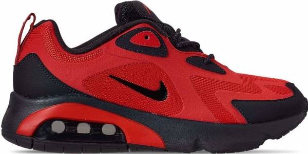 black and red nike 200