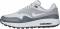 nike suede air force woman in pants shoes - Pure Platinum/Wolf Grey-Cool Grey-White (AQ0863002)