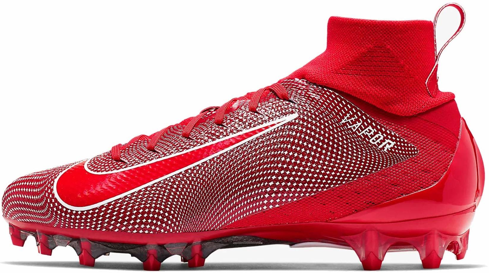 nike red football cleats