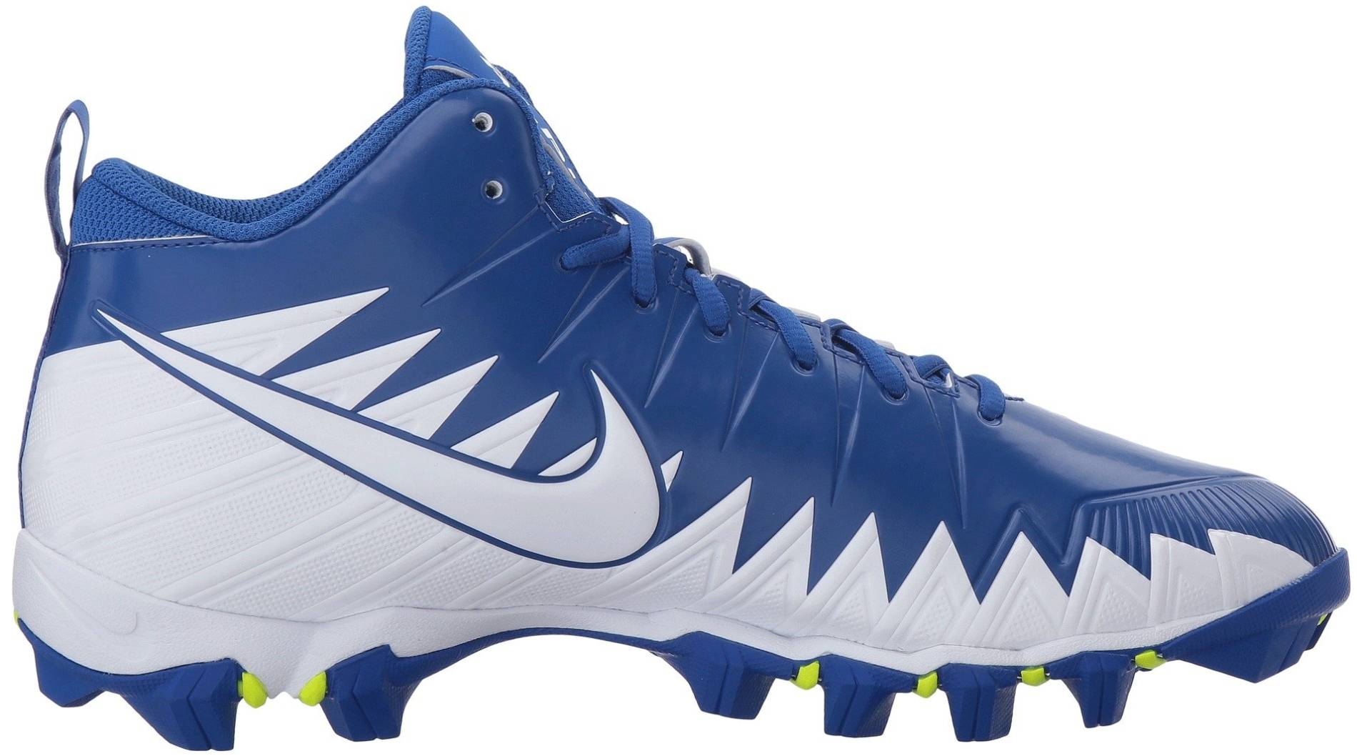 blue and white nike football cleats