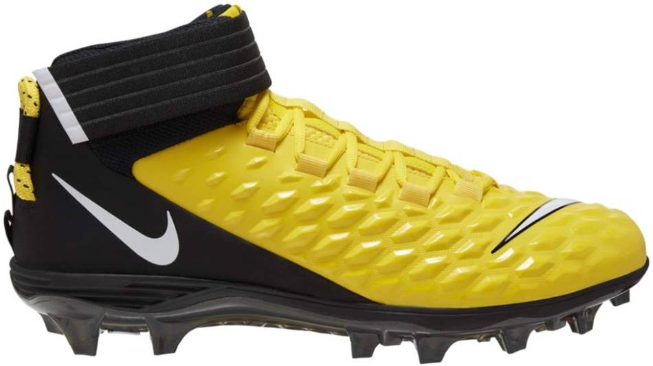 yellow nike football shoes