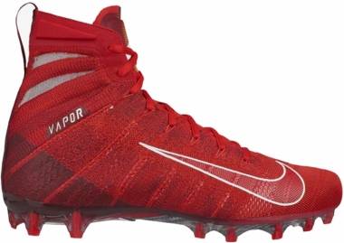 black and red nike vapor cleats