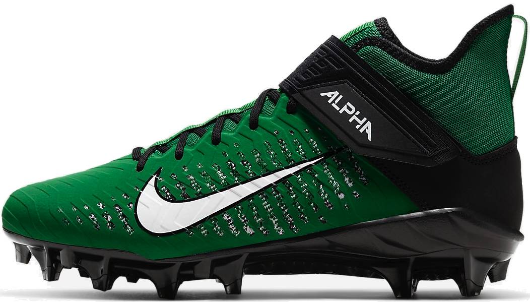 nike football cleats white and green