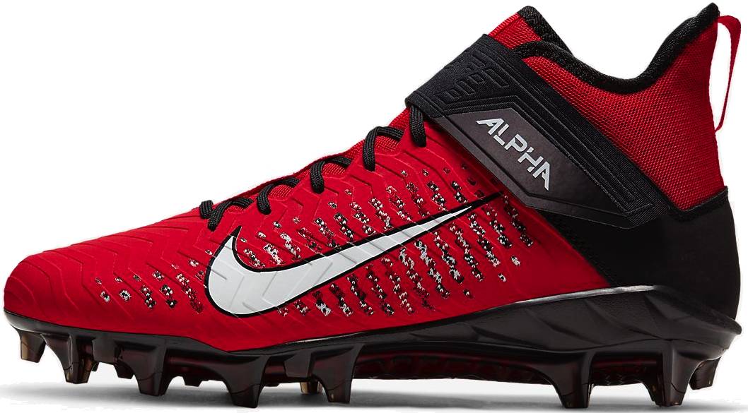 red nike cleats