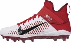 red black and white football cleats