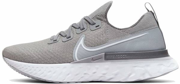 nike react grey white