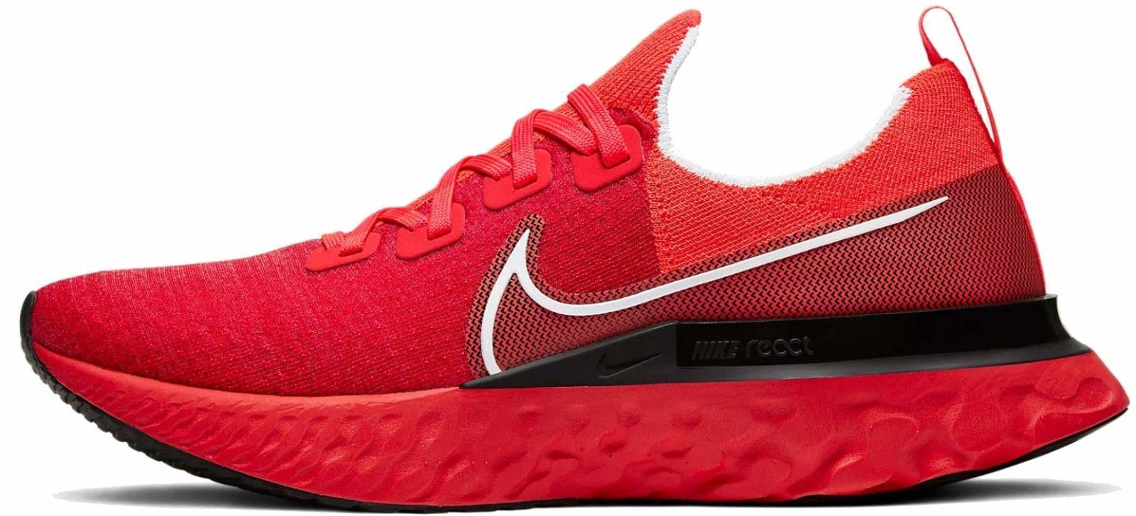 red nike running shoes
