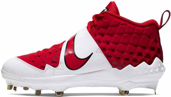 mike trout cleats red