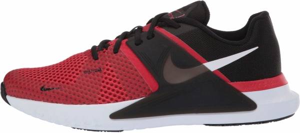 nike training renew fusion trainers in white and pink