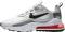 Nike Air Max 270 React - White/Flash Crimson-Cool Grey-Black (CT1280100)