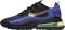 Nike Air Max 270 React - Black/Deep Royal Blue/Hyper Royal (AO4971005)