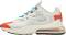 Nike Air Max 270 React - Light Beige/Orange/White (AO4971200)