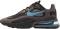 Nike Air Max 270 React - Negro Cerulean Thunder Grey Barely Volt (CI3866001)