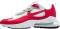 Nike Air Max 270 React - White Pure Platinum Black University Red (CW2625100)