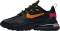 Nike Air Max 270 React - Black Magma Orange 001 (CV1641001)