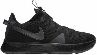 nike pg 4 mens basketball fashion sneaker cd5079 005 size 7 5 black mtlc dark grey black cool grey a94d 380