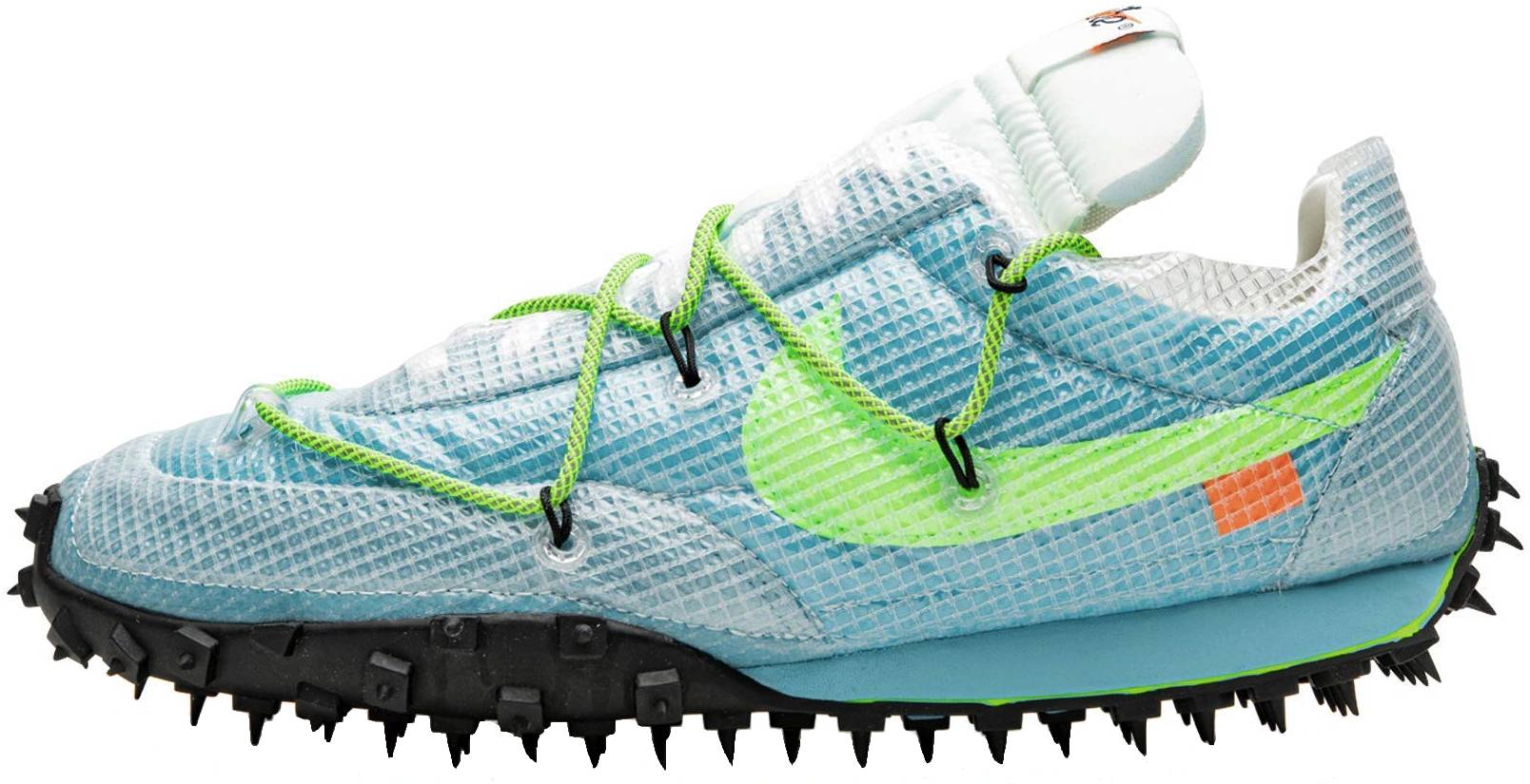 Nike Waffle Racer Off-White sneakers in blue | RunRepeat
