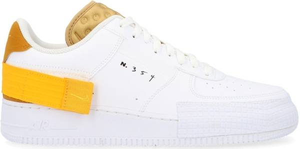 Nike Air Force 1 Type - White/Gold Suede-Club Gold-University Gold (AT7859100)