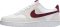 Nike Court Vision Low - White Team Red Adobe Dragon Red (FQ7628100)