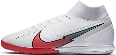 Nike Mercurial Superfly 7 Academy Indoor - White/Red-m (AT7975163)