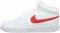 Nike Court Vision Mid - White University Red (CD5466105)
