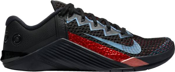 Nike Metcon 6 Mat Fraser - Black/Bright Crimson-Metallic Silver-Black (CW6882006)