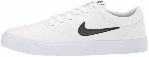nike sb charge canvas black and white