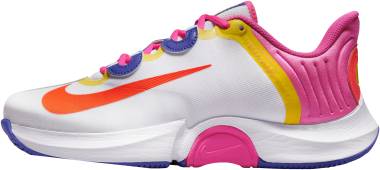 NikeCourt Air Zoom GP Turbo - White/Hyper Pink/Opti Yellow (DX8853101)