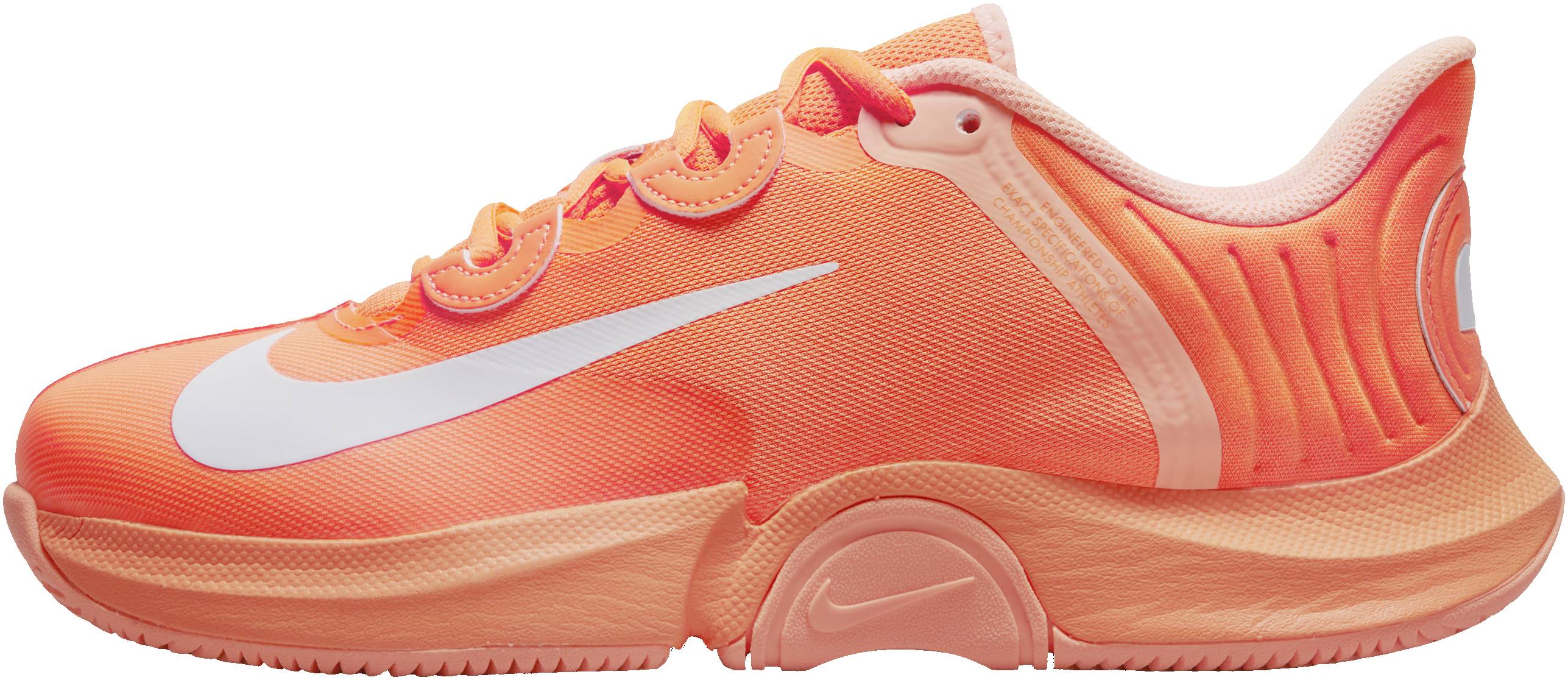 orange tennis shoes