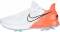 nike shox walking shoes men sneakers boots - White/Infrared 23/Volt (CT0540124)