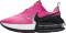 Nike Air Force 1 White Sketch Swoosh back copy - Pink/Black/White (CT1928600)