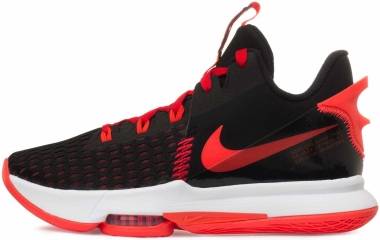 Nike Lebron Witness 5 - Black Bright Crimson University Red (CQ9380005)