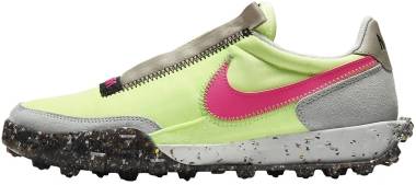 Nike Waffle Racer Crater - Barely Volt/Black-Poison Green-Pink Blast (CT1983700)