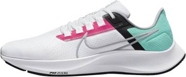 nike air zoom pegasus 38 men s running shoe white hyper pink dynamic turquoise wolf grey 6221 380
