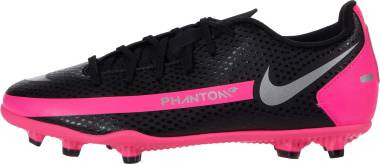 Nike Phantom GT Pro FG - Black/Pink Blast-Metallic Silver (CK8451006)