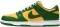nike free run motion flyknit new colorway shoes - Varsity maize/pine green-white (CU1727700)