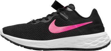 Nike Revolution 6 FlyEase - Black Hyper Pink Iron Grey 002 (DC8997002)
