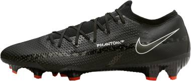 nike phantom gt2 pro fg firm ground football boot black summit white bright crimson dark smoke grey 0dce 380
