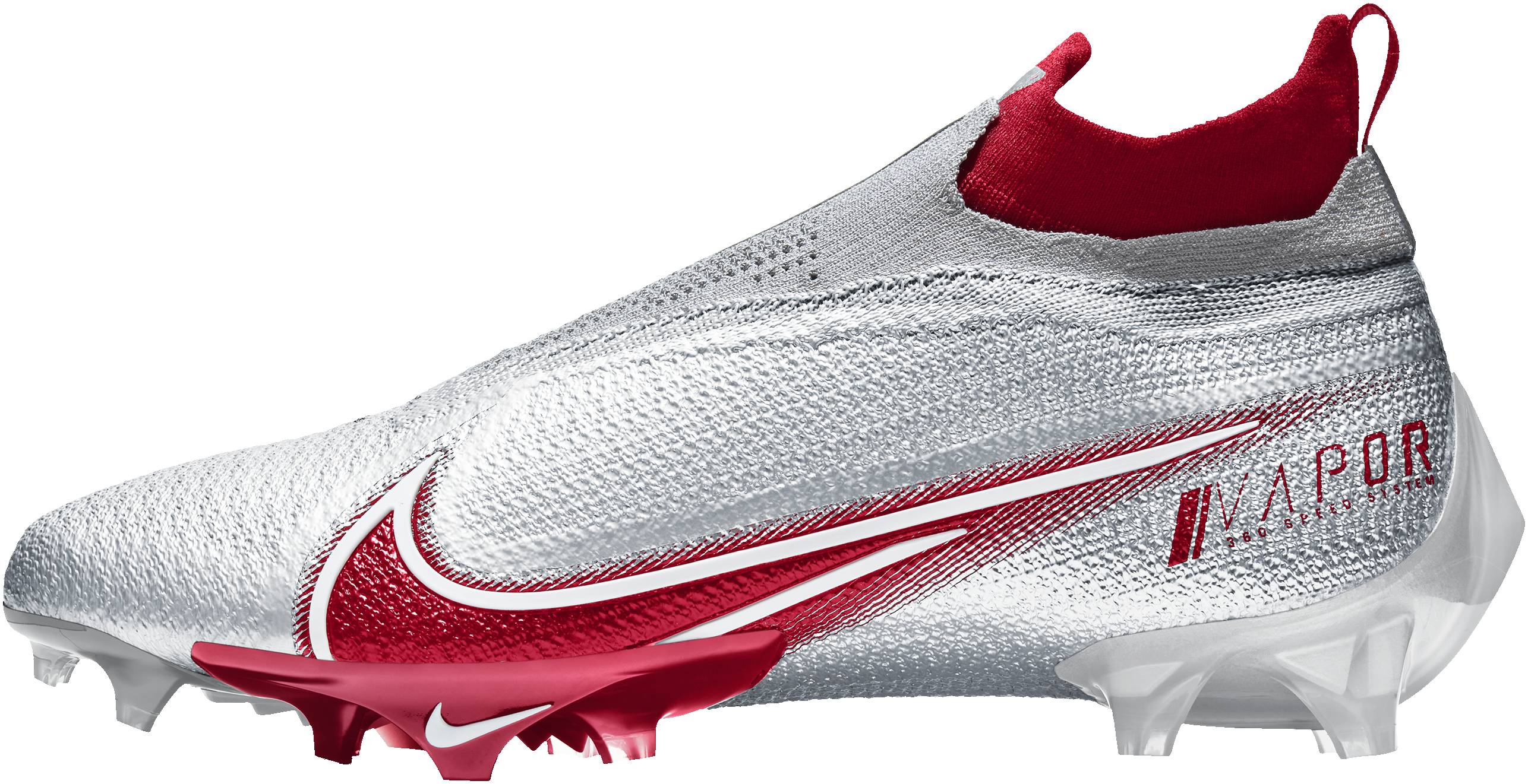 nike vapor cleats grey