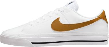 Nike Court Legacy Next Nature - White Gold Suede Volt Black (DH3161105)