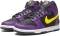 Nike Dunk High EMB - Black/Opti Yellow/Court Purple/White (DH0642001) - slide 6