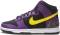 Nike Dunk High EMB - Black/Opti Yellow/Court Purple/White (DH0642001)