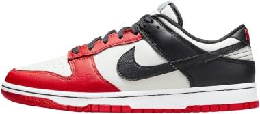 nike capri iii leather casual sneakers shoes black EMB - Sail/Black/Chile Red (DD3363100)