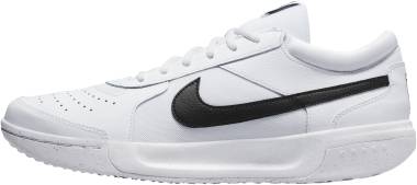 nikecourt zoom lite 3 men s hard court tennis shoes white black adult white black 33a7 380