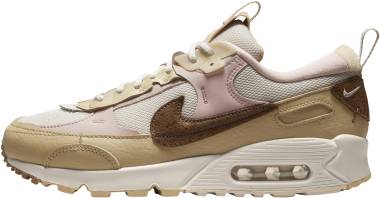 nike air max 90 futura women s shoes light orewood brown sesame pink oxford archaeo brown d143 380