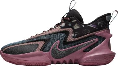 nike cosmic unity 2 basketball shoes desert berry pink oxford black multi colour 688e 380