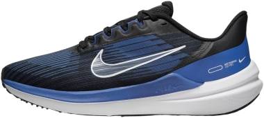 nike air winflo 9 black white old royal racer blue 9bea 380