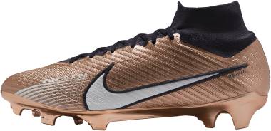 nike zoom mercurial superfly 9 elite fg Player ground soccer cleats metallic copper metallic copper a433 380